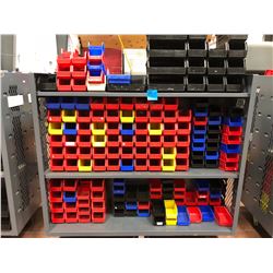 Library cart 60" x 30" x 57" 6 shelfs includes plastic bins