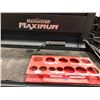 Image 3 : 2 piece Mastercraft Maximum tool box, includes assorted tools in drawers