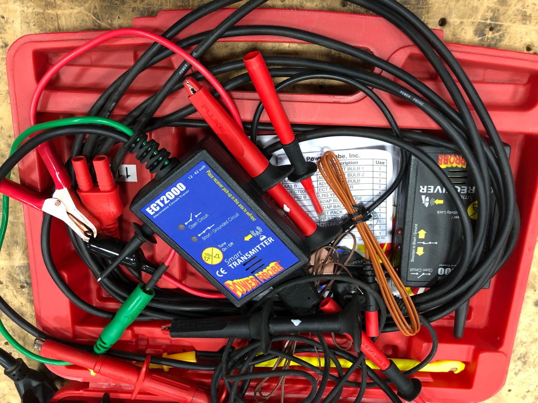 Fluke 115 Multimeter, Extech Continuity tester, ECT2000 Smart Receiver ...