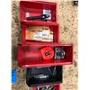 Image 3 : Assorted driver bits, 2 tape measures, tap extractors, 2 leather punches