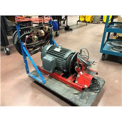 Load testing motor with brake 3ph 10 hp 575 volt