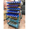 Image 1 : Rolling parts cart 30 x 18 x 60 includes contents