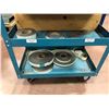 Image 3 : Rolling parts cart 30 x 18 x 60 includes contents