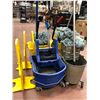 Image 1 : 4 mop pails, 3 mops w/3 spare heads, 2 caution signs