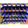 Image 3 : Rolling heavy duty hardware cart 36 x 26 x 60 powder coated includes assorted hardware