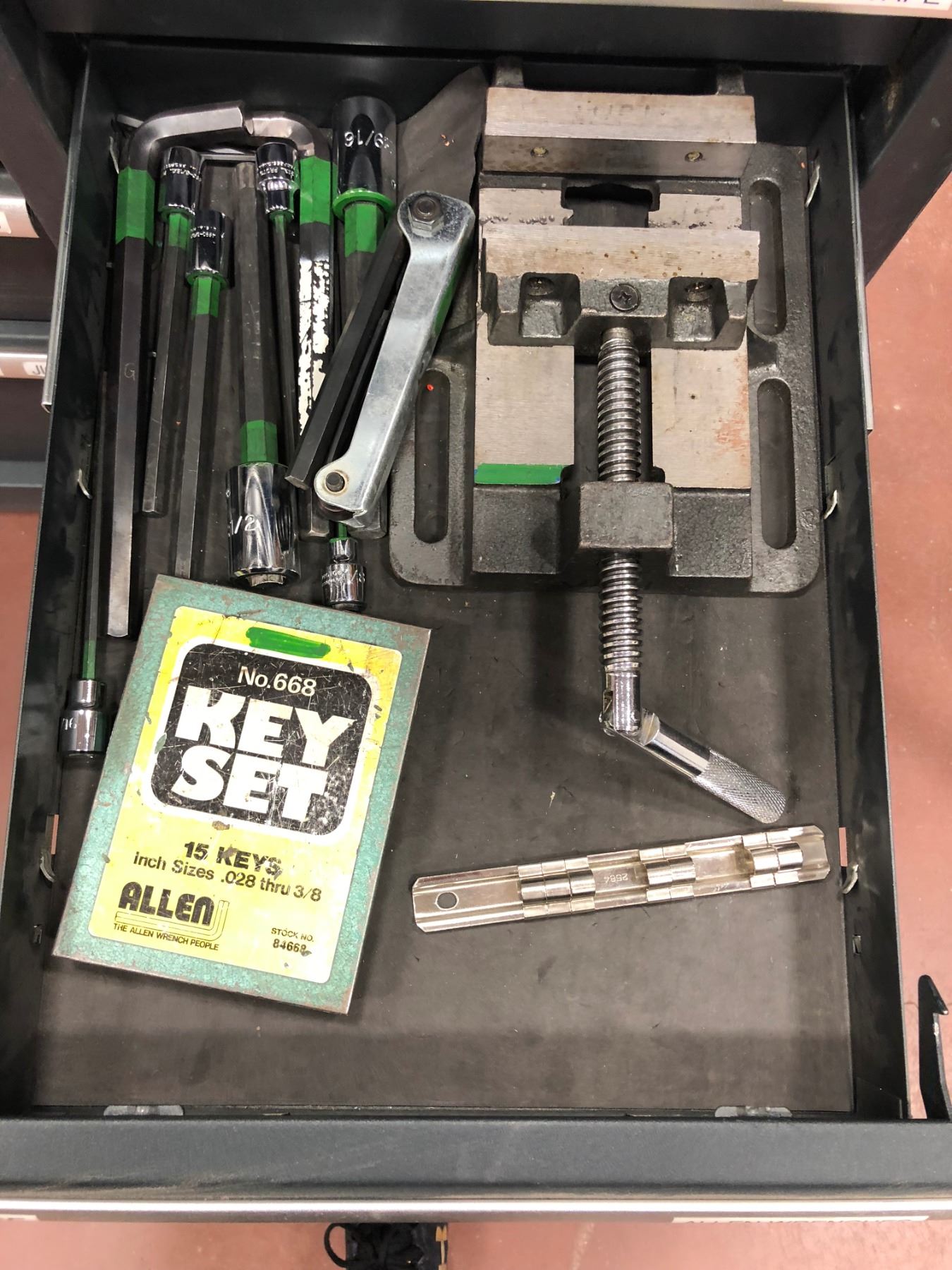 2 piece Mastercraft Maximum tool box, includes assorted tools in drawers