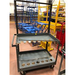Modified rolling cart 36" x 24" x 32/63"