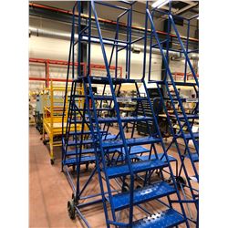 Canway rolling staircase 400 lb. max, Model 8H, Canway rolling step stool Mod 2NH