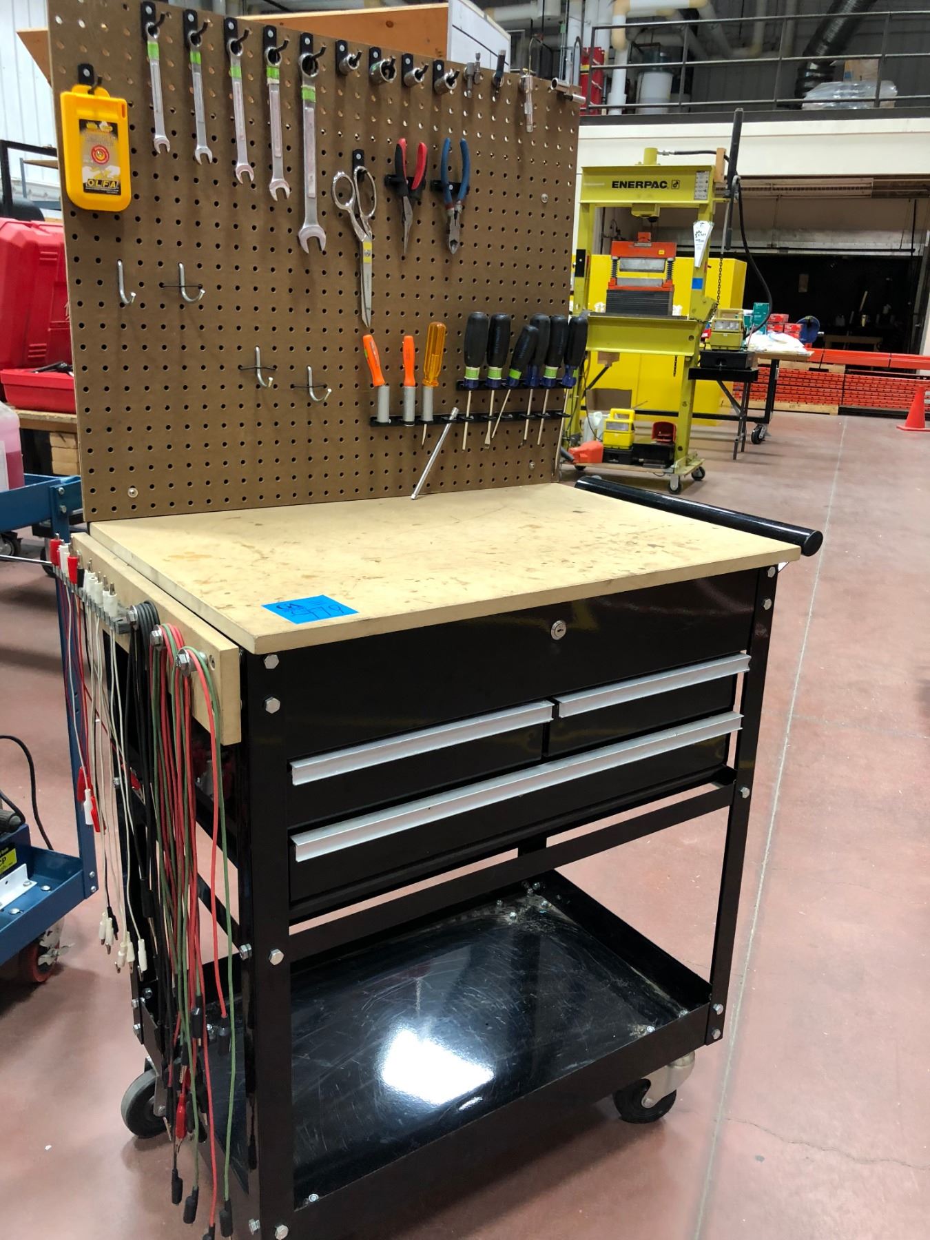 Westward 3 Drawer Utility Cart Modified Tools Included