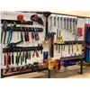 Image 4 : Heavy duty custom rolling work bench 72" x 36" x 73", wired with receptacles
