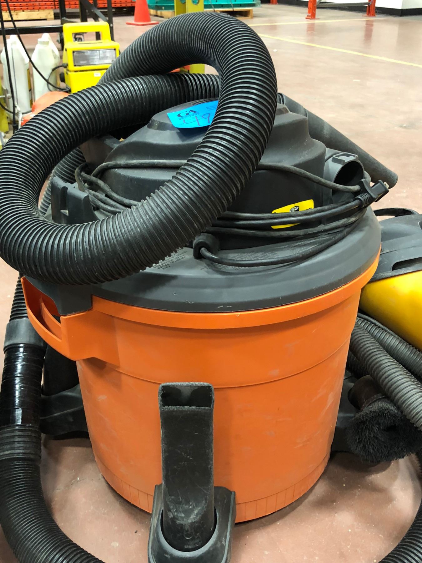 RIGID shop vac 5 hp 12 gal/45l Mod WD12701
