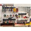 Image 3 : Heavy duty custom rolling work bench 72" x 36" x 73", wired with receptacles