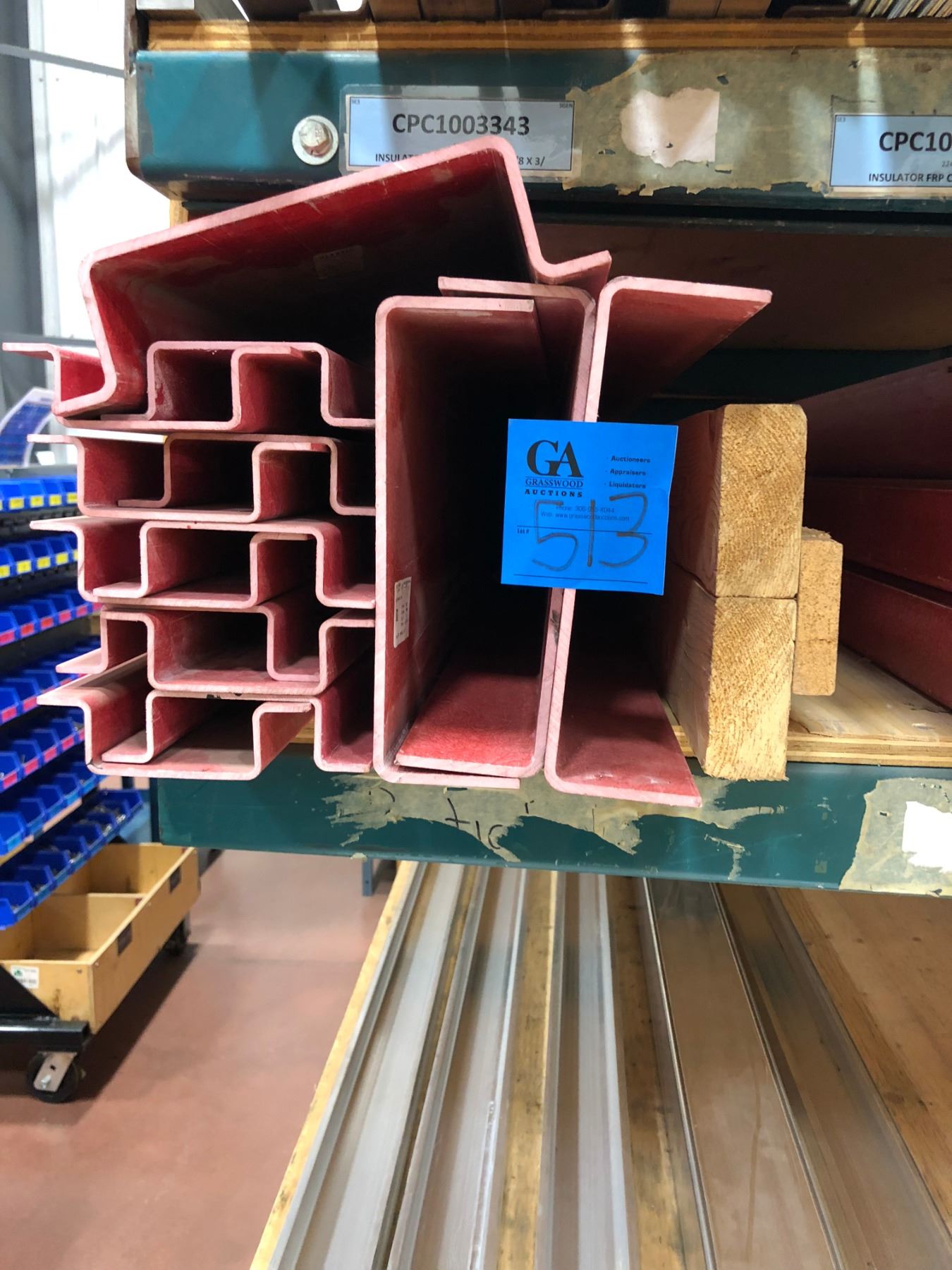 Glastic assorted top hat channel 5", 8 1/2", 9 1/2"