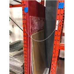 3/4" Glastic sheets 36 1/2" x 72" Qty 2 plus partial, Scrap puck board, Lexan, 2 scrap 3/16 Glastic 