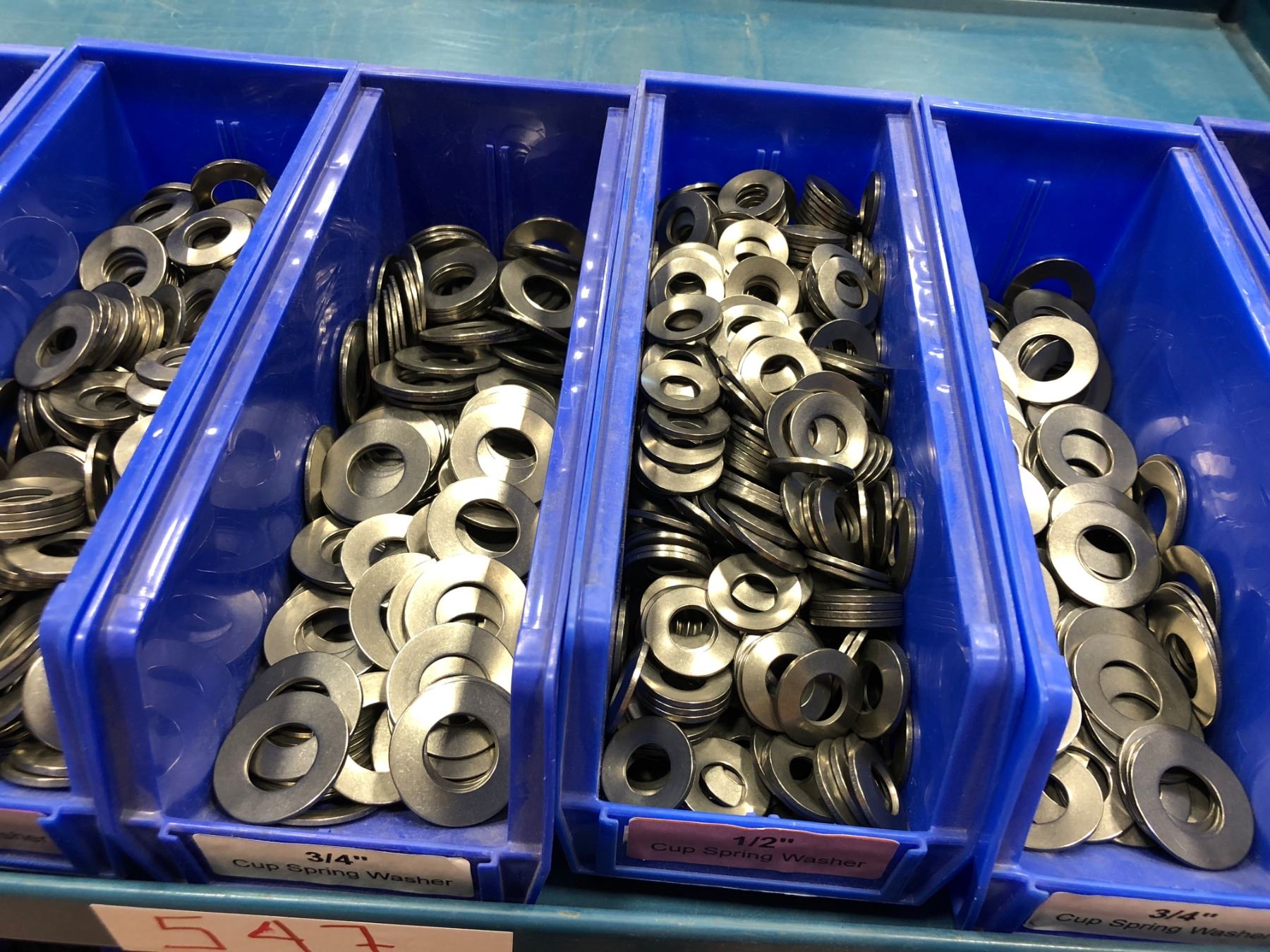 Belleville Washer Size Chart