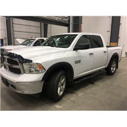 2016 Dodge 1500 SLT, 59,000 kms, 4x4, 6 cyl 3.6VVT, 6 cyl, Crew Cab, Auto, Exec driven Sask Unit
