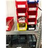 Image 3 : Galvanized shelf, assorted contents, GFCI breakers, breaker terminals, relays, CISCO 110-24 qty 7, A