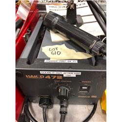 Hakko soldering and DE soldering station