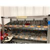 Image 1 : Galvanized shelving 2 sections, assorted stainless steel hardware 6-32, 8-32, 1/4-20. Beveled washer