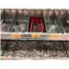 Image 4 : Galvanized shelving 2 sections, assorted stainless steel hardware 6-32, 8-32, 1/4-20. Beveled washer