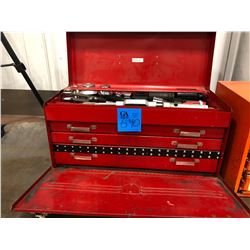 Beach tool box assorted tools