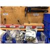 Image 3 : Galvanized shelving 1 section, assorted tri roundular hardware, assorted nutserts/mandrels, assorted