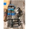 Image 2 : Drill press parts, 2 vises, assorted clamps