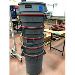 20 gal garbage pails Qty 7