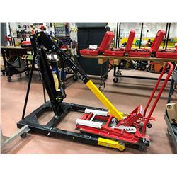 Powerfist engine lift, Westward motorcycle service lift