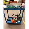 Image 1 : Burndy hydraulic crimper and punch cart, c/w cable dies, punch dies and extra fluid