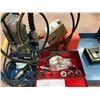 Image 3 : Burndy hydraulic crimper and punch cart, c/w cable dies, punch dies and extra fluid
