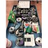 Image 4 : Burndy hydraulic crimper and punch cart, c/w cable dies, punch dies and extra fluid