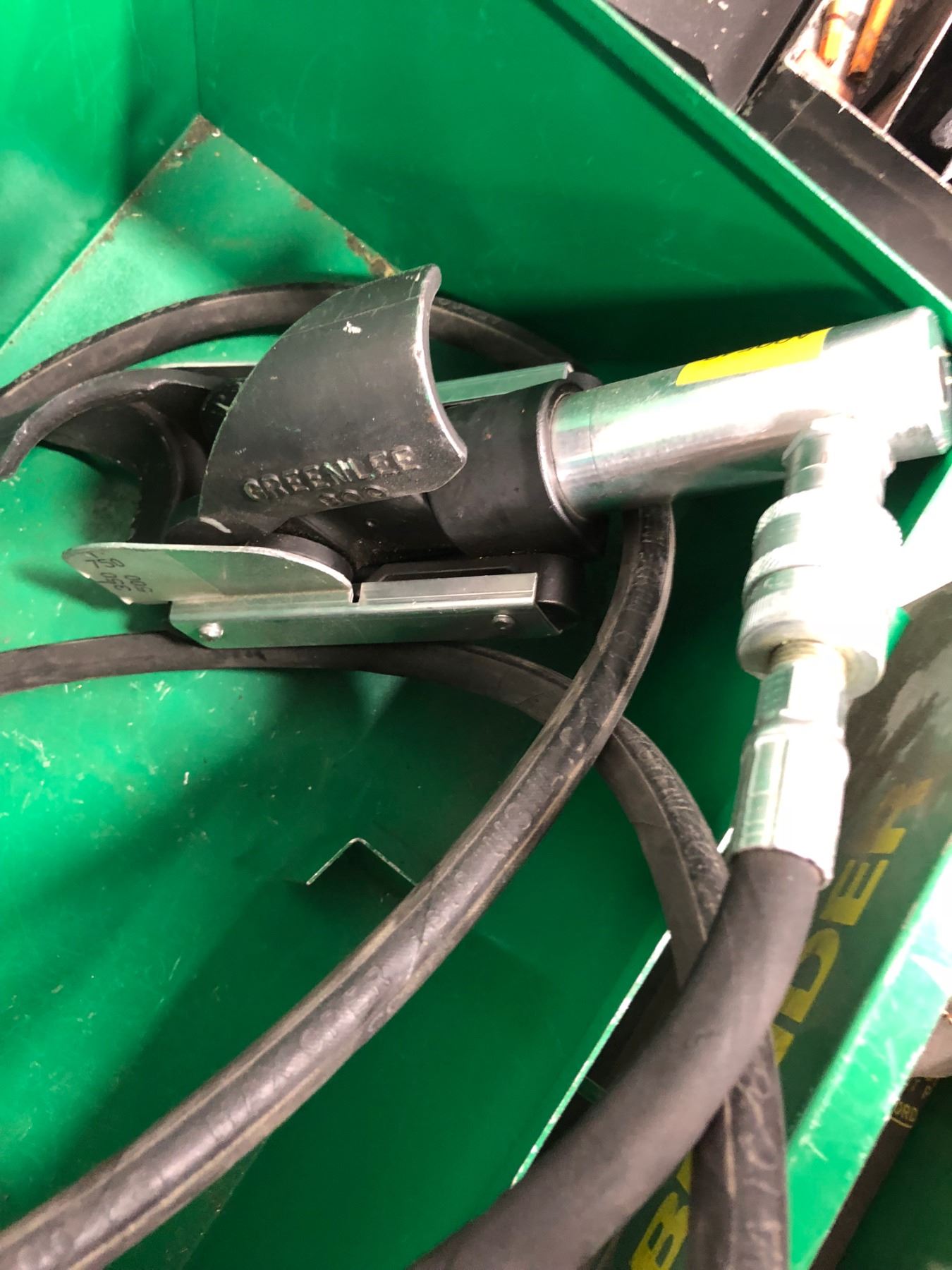 Greenlee 767 hydraulic hand pump cable bender, Greenlee 796 cable