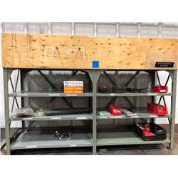 Grease gun, grinding wheels Qty 6, 2 gear pullers, 4 wheels, electrical lockouts, air hose repair ki