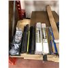 Image 3 : Assorted wood,  peg board, peg hooks, magnetic tool holders, socket holder sets, scrap pieces of MDF