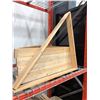 Image 4 : Assorted wood,  peg board, peg hooks, magnetic tool holders, socket holder sets, scrap pieces of MDF