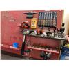 Image 2 : Tool board includes screwdrivers, nut drivers tape measures, hammer, tape gun, particle masks