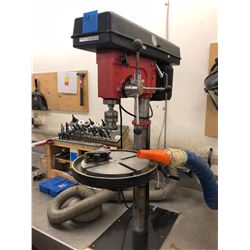 Westward floor drill press 1/2 hp mod DP170F c/w e-stop and material clamp