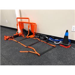Circuit Kit, Perfect - push up pads, 2 toning bands, white foam roller, 6 pylons