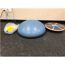 Go One balance trainer, Bosu ball balance trainer, air pump