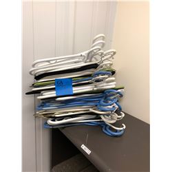 Assorted coat hangers