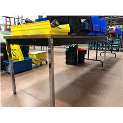6' x 30" x 29"  wooden table (table only)