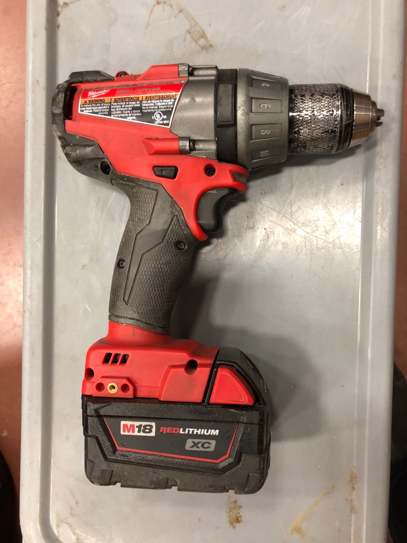 Milwaukee M18 drill , M18 angle drill, M18 battery, M12 driver, M12