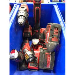 Milwaukee M18 drill , M18 impact, M18 angle drill, M18 battery, M12 driver, M12 flashlight, M12 batt
