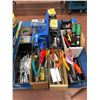 Image 1 : Hitachi cordless screwdriver model DB3DL2 qty 2, Westward 42 piece socket set missing ratchet, assor