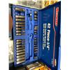 Image 4 : Hitachi cordless screwdriver model DB3DL2 qty 2, Westward 42 piece socket set missing ratchet, assor