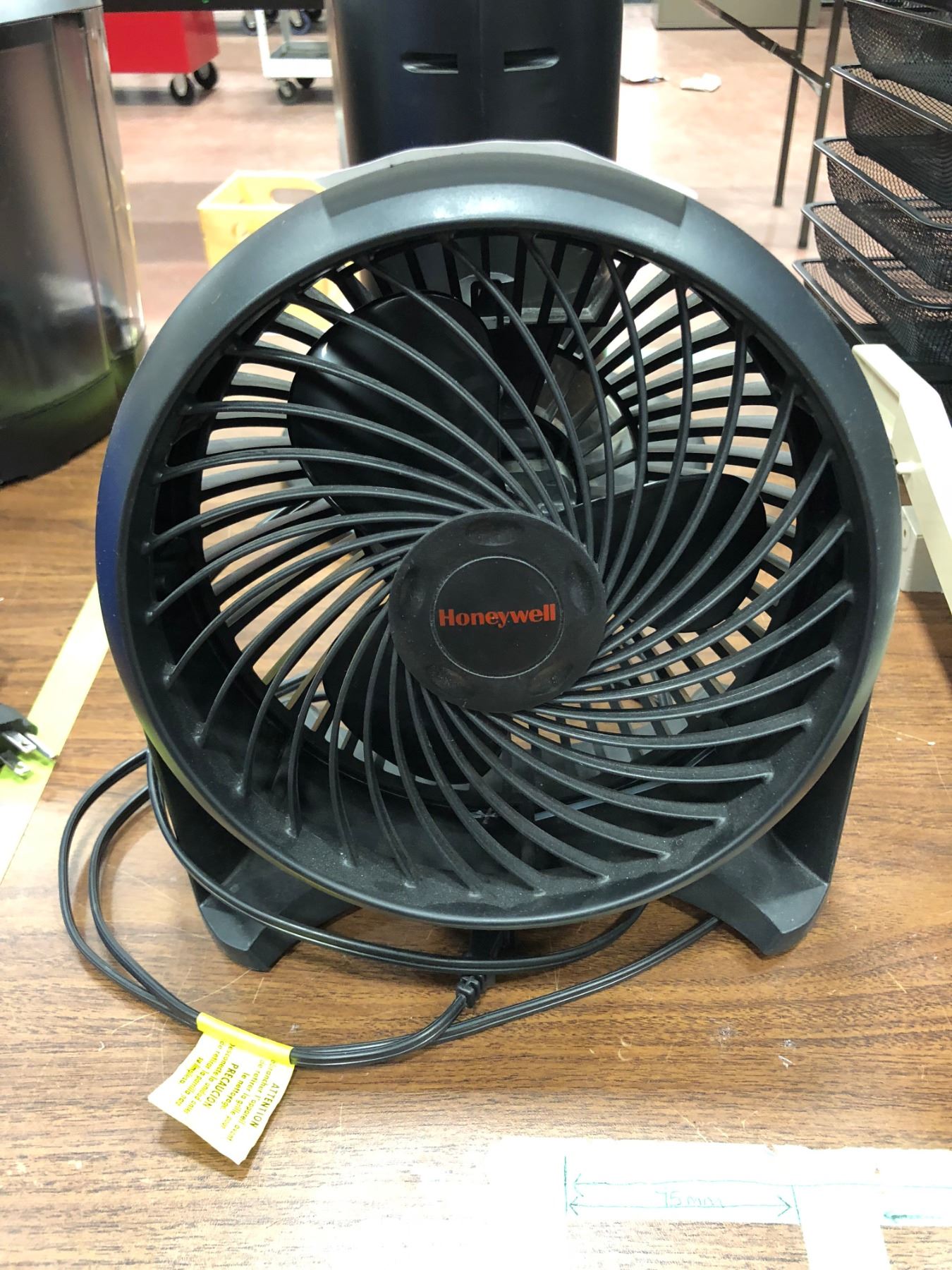 Seville upright fan with remote, small personal fan