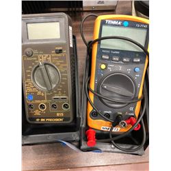 Tenma multimeter model 72-7745, BK precision model 815