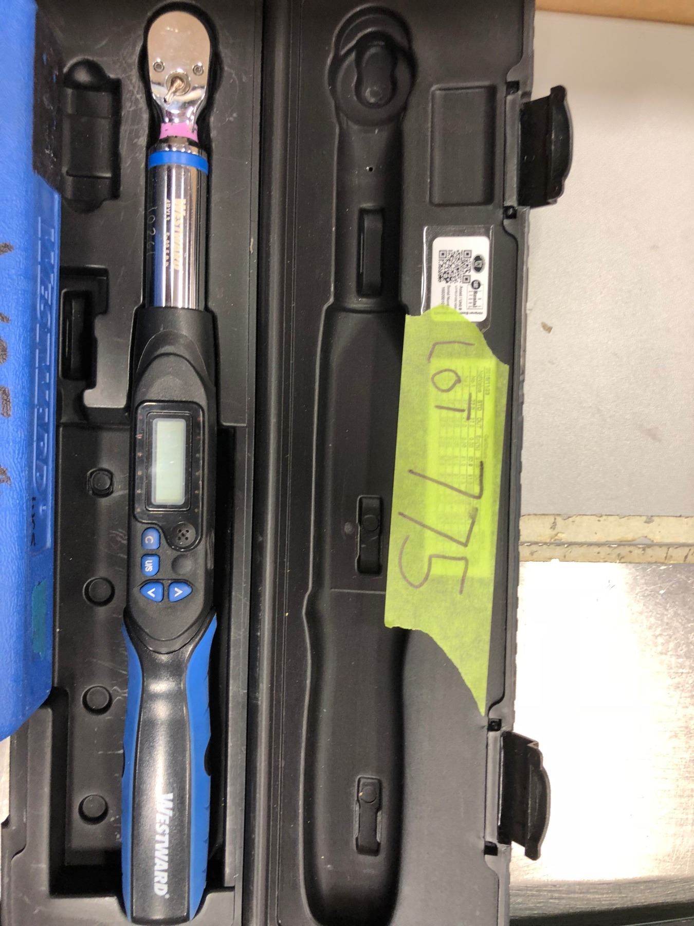 Westward 3/8 digital torque wrench part 4RYL3, Westward 1/4 torque