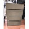 Image 1 : Dark grey office file cabinet 36" x 18" x 53"